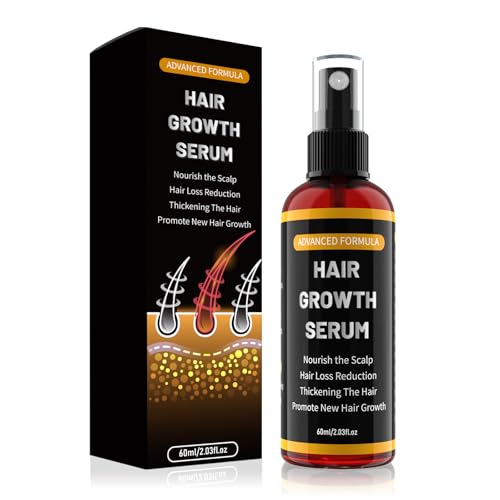 Hair Growth Serum Spray for Men/Women to Accelerate Hair Growth Prevent Hair Loss with Biotin and Rosemary for Hair Growth Oil, Hair Growth Oil