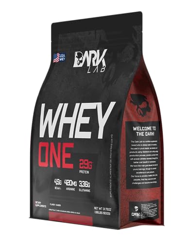 Whey One Concentrado Dark Lab Refil 900g, Baunilha, Ganho de Massa Muscular