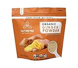 Naturevibe Botanicals Organic Ginger Root Powder (1lb), Zingiber officinale Roscoe | Non-GMO verified, Gluten Free and Kosher