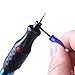Electric Engraver Pen 3 Diamond Tip Bit Etching Carve Tool Metal Engraving Carbide Scribe Drilling Pen Engrave Jewellery Stone Wood Plastic Leather Glass (Blue)