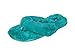 Joan Vass Woman's New Plush Satin Spa Thong Slipper in 4 Beautiful Colors (10.5-11 B(M) US, Green)
