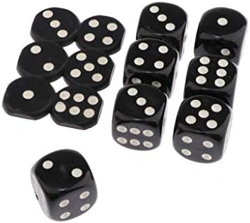 秀逸 6サイドサイコロ アクリルダイス ロールプレイングゲーム 7個入り D6サイコロ パーティーゲーム