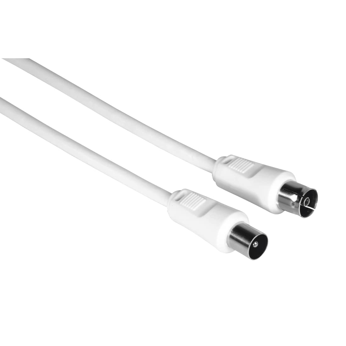 Hama Antenna cable, Coax plug male - Coax female plug, 1.5 m, 75dB, BLC