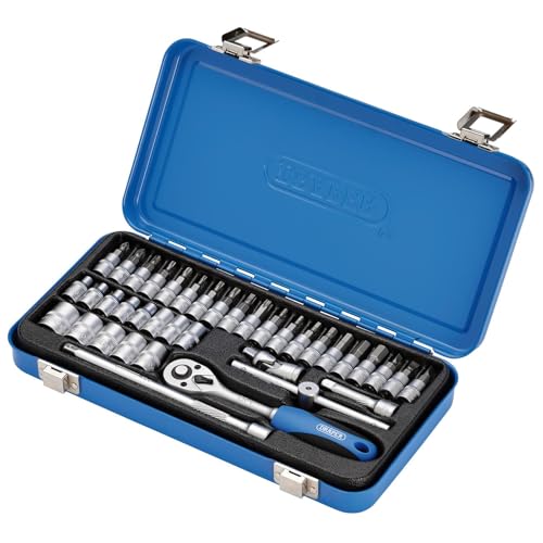 Draper 16366 1/4 Square Drive Metric Socket 38 Piece Set