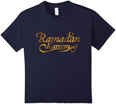 Kids Ramadan Kareem Gift T-Shirt 4 Navy
