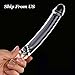 Glass Pleasure Wand for Women Crystal Medical Glass Massage Stick Toys for Female Man Couples Skin-friendly Massager
