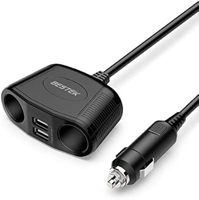 Bestek 12 24 V Cigarette Lighter 2 Way Splitter Adaptor Car