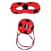 Yanhusu Child Ladybug Jumpsuit Cosplay Costume Kids Lady Bug Halloween(S:110-125)