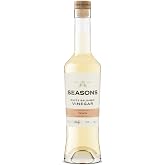 Seasons Peach Infused White Balsamic Vinegar &ndash; Sweet &amp; Tart, Perfect for Marinades, Salads, and Desserts (375ml)