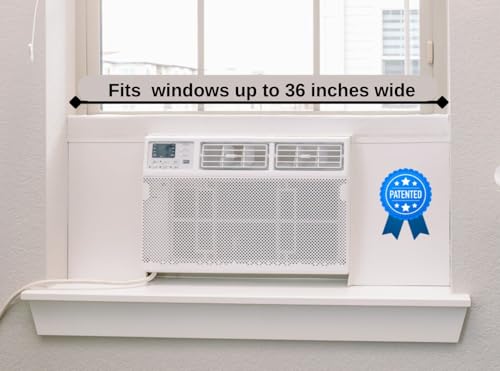 Breeze Stop Surround Insulation Side Panels White for Window AC Unit Indoor Air Conditioner Cover for Winter and Summer