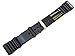 20mm for Citizens Black Rubber Wind Velocity Divers Watch Band Strap