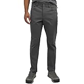 Weatherproof Vintage Men’s Tech Pants – Water-Resistant Stretch Performance Pants with Flex Waistband, Straight Fit