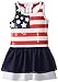 Bonnie Jean Little Girls' Spangle American Flag Dress,
