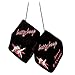 Betty Boop Red Dress Rock Star Pose Auto Car Truck SUV Vehicle Rearview Mirror Car Toyz - Fuzzy Dice