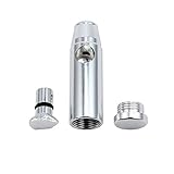 LiNKFOR Metal Snuff Bullet Aluminium Snuff Dispenser Snorter Snuffer Tube Bullet Rocket Powder Silver