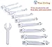 Improved Printed Size Label - Fun Living Rechargeable Ergonomic Handle Lighted Crochet Hooks 9 in 1 Compact LED Dimmable Complete Set with 9 Interchangeable Heads 2.5mm to 6.5mm Light up Zip Case