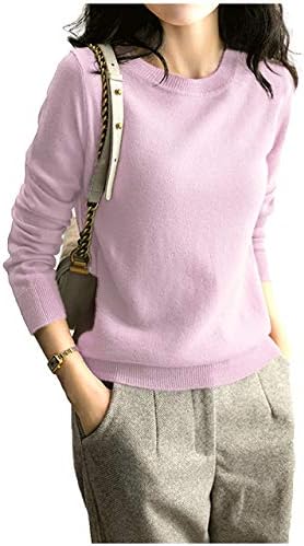 Lion Garden Women’s Spring Knit Top, Long Sleeves, Elegant, Cut-and-sew, M – XL