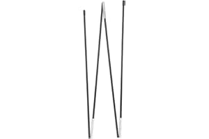 Keenso Fiberglass Tent Pole,Camping Tent Pole Bars for Double Tents Support