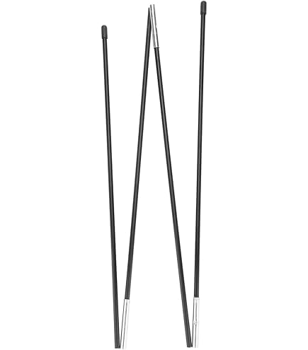 Tent Poles Replacement, Tent Poles for Tarp, Tent Accessories, Lightweight Adjustable Fibreglass with Pointed Head Design Suitable for 2×2m Double Tent for Camping Hiking Outdoor Activity : Sports & Outdoors