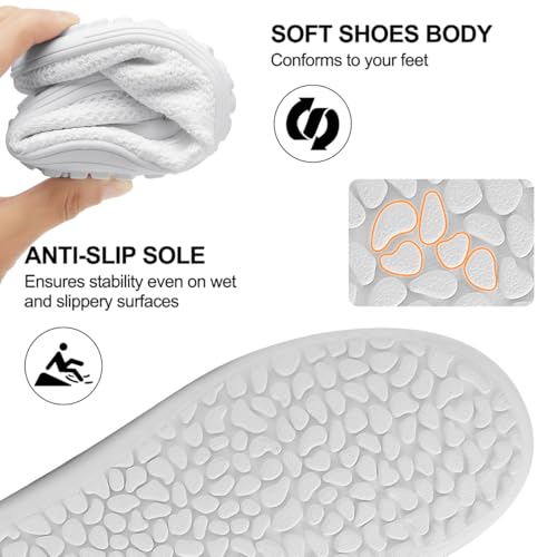chetoria Barefoot Women's Zero Drop Sneakers Minimalist Men's Barefoot Shoes Lightweight Gym Sneakers Breathable Barefoot Shoes Unisex Sizes 37-45