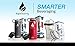 Liquid Savvy 32 oz Insulated Water Bottle with 3 lids - Stainless Steel, Wide Mouth Double Walled Vacuum Insulated Bottle for Hot and Cold Beverages (Black).