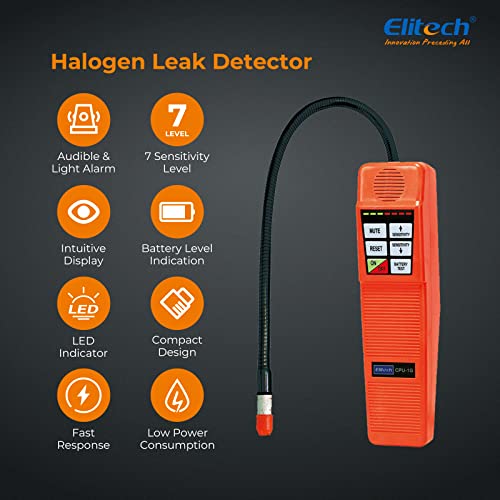 Elitech CPU1G HVAC Leak Detector Halogen Gas Tester HVAC Refrigerant