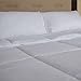 White Down Alternative Comforter - Hypoallergenic Duvet Cover Insert - Perfect for Fall/Winter - Solid White, Full/Queen