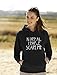 Tstars Normal People Scare Me Women's Hoodie X-Large Black