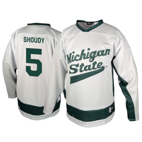 Genuine Collective Travis Shoudy - 5 Michigan State Spartans Nil Hockey Jersey,…