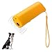 POVAD Dog Barking Stop 3 in 1 Anti Ultrasonic Dog Repeller Bark Handheld Dog Trainer Device Safe Pet Training Devices (Yellow)