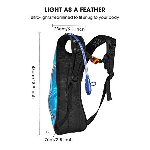 KUYOU Hydration Pack,Hydration Backpack with 2L Hydration Bladder