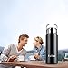 18oz Water Bottle -EzGoo18/8 Stainless Steel Vacuum Insulated Thermos Flask Wide Mouth - Leakproof Lid - BPA Free with Leak Proof Lid, Keeps Drinks Hot for 24 Hours, Cold for 12 Hours