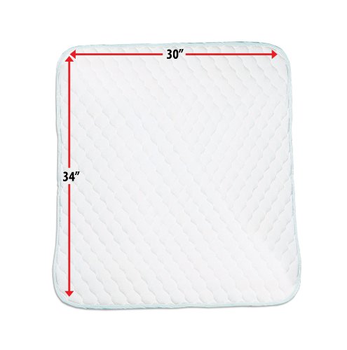 Priva High Quality Ultra Waterproof Sheet and Mattress Protector 30x34 Inch, 6 Cups Absorbency, Guarantee 300 Machine Washes - Thumbnail 5