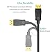 SYNCWIRE DisplayPort Cable 6.5 Feet - [Gold Plated, High Speed 18 Gbps] DisplayPort to DisplayPort Cord (DP to DP Cable), Supports 4K@60Hz, 2K@144Hz for PC, Laptop, TV, Computer and More – Black
