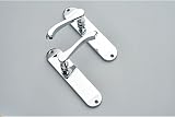Designer Levers Capri Contemporary Design Lever Door Handle Pair Polished view 2