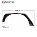 U-Drive Auto New 4 PCS Textured Steel Flat Fender Flares -A Fit 2007-2018 Jeep Wrangler JK (Drilling Required)