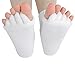 Foot Alignment Socks Massage Toeless Toe Separator For Women Girls US Size 4.5-10 White
