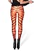 Zanuce Women's 2015 NEW Anime Print Pattern Tight Stretch Leggings,Tiger Stripes,One Size