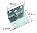 Smart&Cool Stainless steel angle code right angle, 6 hole, 35mm x 29mm x1.2mm（thick） 80Pcs