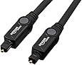 AmazonBasics Digital Optical Audio Toslink Cable - 9.8 Feet (3 Meters)