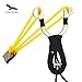 Freehawk 1Pcs Stainless Steel Slingshot with Swan-Falling Shape Hunting Slingshot Hunting Catapults Slingshot for Kids Outdoor Hunting Game, Fowling and Fishing Competition (Color at Random)