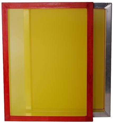 Aluminum Screen Printing Frames, Size 23"x31" w/ 200 tpi Yellow Mesh Pre-stretched (2 Pack)
