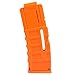 Worker Magazines, Worker F10555 15-Darts Banana Clip Injection Mold Magazine Clip for Nerf N-Strike Elite Blaster - (Orange)