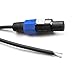Seismic Audio SPRW15Pair 15-Feet Raw Wire to Speakon Speaker Cable, 16 Guage, PA/DJ/Home Audio