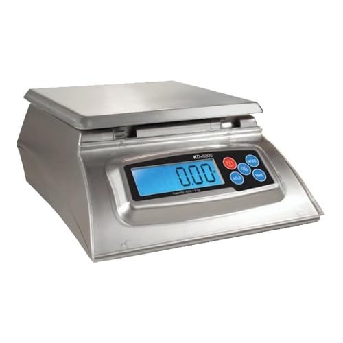 Kitchen Scale - Baker's Math Kitchen Scale - KD8000 Scale by My Weight, Silver image