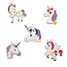 FULLIN 24Pcs Unicorn Bracelets Wristband Rubber Bracelets Unicorn Gifts Prizes for Kids Girls Students Birthday Party Favors Supplies Toys