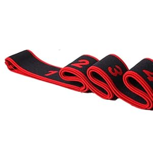 beiguoxia Kids Gymnastics Latin Training Resistance Band Pilates Elastic Strap Fitness Workout Tool