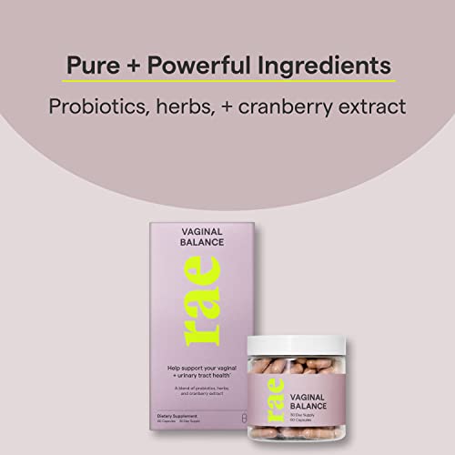 Rae Wellness Vaginal Balance Capsules - Natural Vaginal Health and