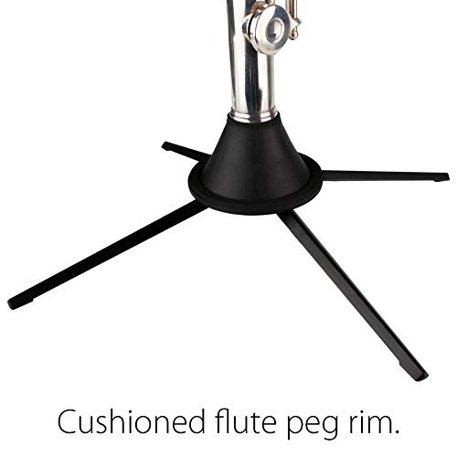image for Protec Clarinet Stand or Flute Stand, Portable Compact Folding Design 