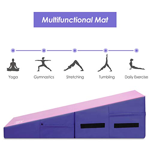 image for Giantex Incline Gymnastics Mat Wedge Folding and Non-Folding Gymnastic